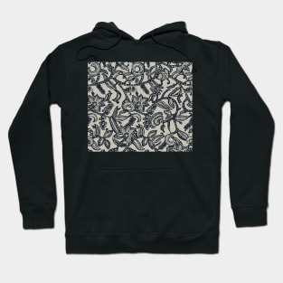 Vintage floral lace (invert) Hoodie